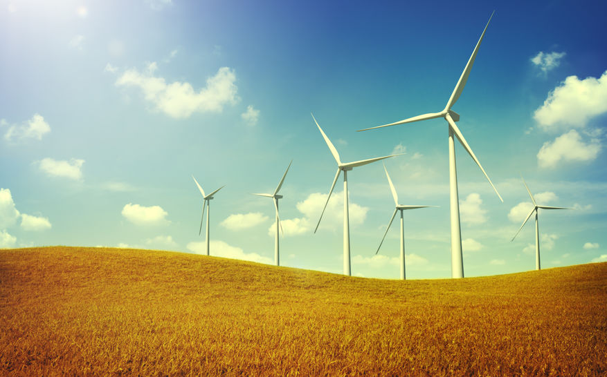 Wind Turbines 100% renewable energy