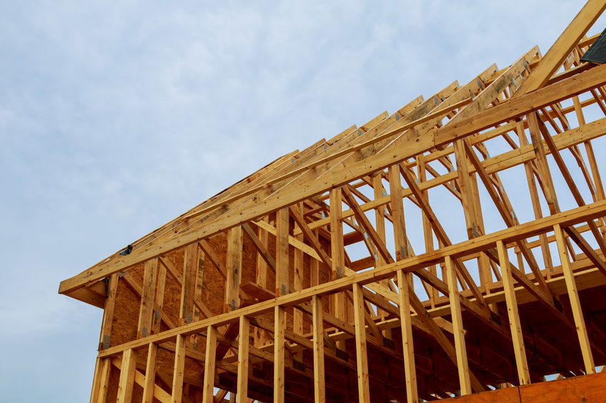 Rebuilding home after wildfire